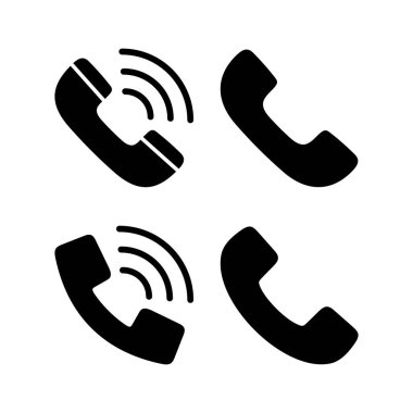 Call icon vector for web and mobile app. telephone sign and symbol. phone icon. contact us 