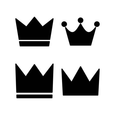 Crown icon vector for web and mobile app. crown sign and symbol
