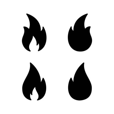 Fire icon vector for web and mobile app. fire sign and symbol