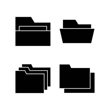 Folder icon vector for web and mobile app. folder sign and symbol