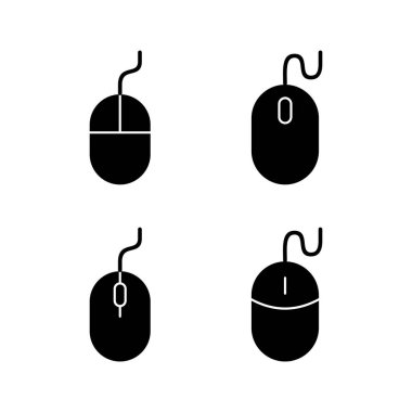 Web ve mobil uygulama için fare simgesi vektörü. Tıklama işareti ve sembol. işaretleyici simgesi vektörü.