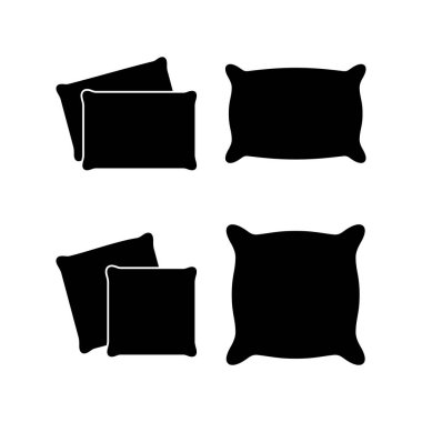 Web ve mobil uygulama için yastık simgesi vektörü. Yastık işareti ve sembol. Rahat yumuşacık yastık.