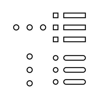 Web ve mobil uygulama için menü simgesi vektörü. Web menü işareti ve sembol. Hamburger menüsü sembolü