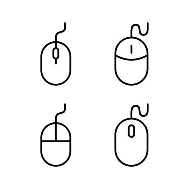 Web ve mobil uygulama için fare simgesi vektörü. Tıklama işareti ve sembol. işaretleyici simgesi vektörü.