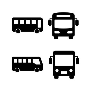 Bus icon vector for web and mobile app. bus sign and symbol. transport symbol