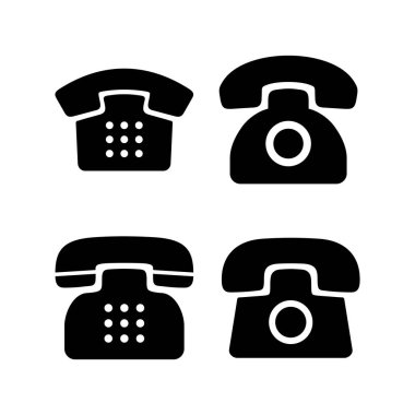 Web ve mobil uygulama için telefon simgesi vektörü. telefon işareti ve sembol