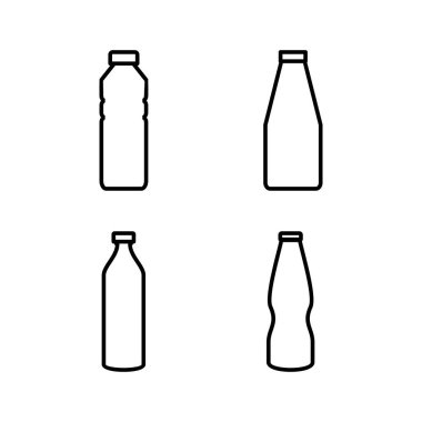 Bottle icon vector for web and mobile app. bottle sign and symbol