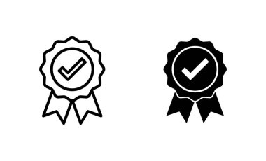 Onaylanmış simge seti. Onaylanmış Madalya Simgesi