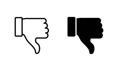 Hoşlanmayan simgeler ayarlandı. İşaret ve sembolden hoşlanmaz. Elin başparmağın aşağıda