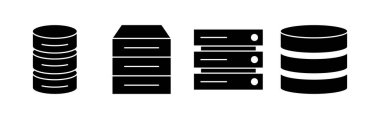 Database icon vector for web and mobile app. database sign and symbol