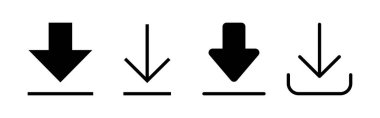 Download icon vector for web and mobile app. Download sign and symbol