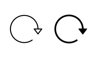 Yenileme simgeleri ayarlandı. İşareti ve sembolü yeniden yükle. Simgeyi güncelle.