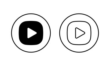 Simgeleri oynat. Düğme işareti ve sembolü çal