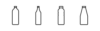 Bottle icon vector for web and mobile app. bottle sign and symbol