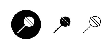 Şekerler hazır. Şeker işareti ve sembol.