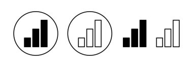 Growing graph Icon vector for web and mobile app. Chart sign and symbol. diagram icon