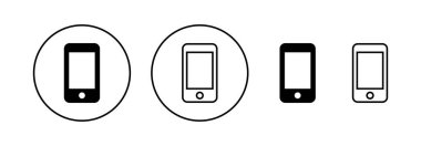 Web ve mobil uygulama için telefon simgesi vektörü. Çağrı kodu ve sembol. telefon sembolü