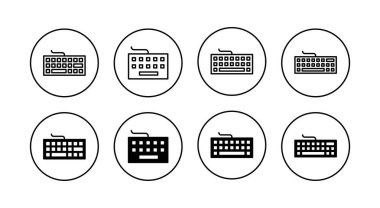Klavye simgeleri ayarlandı. Klavye işareti ve simgesi