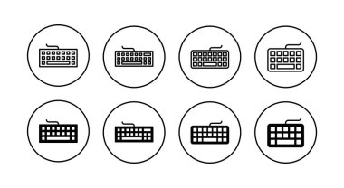 Klavye simgeleri ayarlandı. Klavye işareti ve simgesi