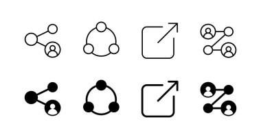 Paylaşım simgeleri ayarlandı. İşaret ve sembol paylaşımı