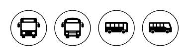 Bus icon vector for web and mobile app. bus sign and symbol. transport symbol