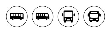 Bus icon vector for web and mobile app. bus sign and symbol. transport symbol