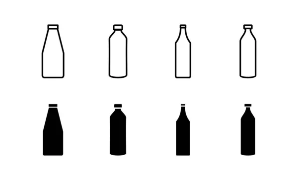 Bottle Icon Vector Web Mobile App Bottle Sign Symbol — Wektor stockowy