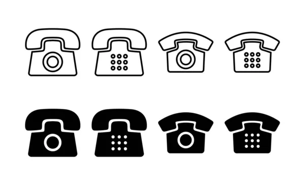 Telefon Icon Vektor Für Web Und Mobile App Handyzeichen Und — Stockvektor