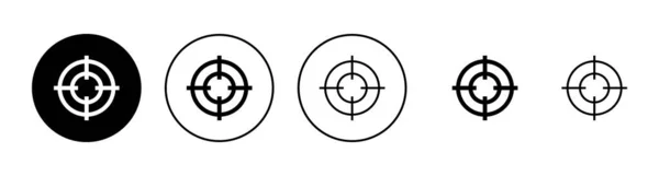 目标图标设置 目标图标向量 目标营销标志和符号 — 图库矢量图片