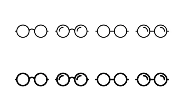 Glasses Icon Vector Web Mobile App Glasses Sign Symbol — Stockvektor