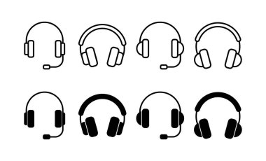Headphone icon vector for web and mobile app. headphone sign and symbol