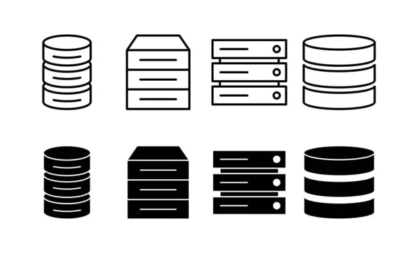 stock vector Database icon vector for web and mobile app. database sign and symbol