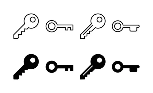 Schlüsselsymbol Vektor Für Web Und Mobile App Schlüsselzeichen Und Symbol — Stockvektor