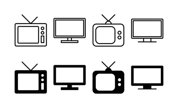 Vector Icono Para Web Aplicación Móvil Signo Símbolo Televisión — Archivo Imágenes Vectoriales