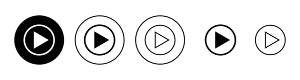 Jeu Icônes Ensemble Lecture Signe Symbole — Image vectorielle