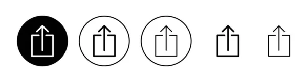 Symbole Teilen Zeichen Und Symbol Teilen — Stockvektor