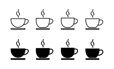 coffee cup icon vector for web and mobile app. cup a coffee sign and symbol