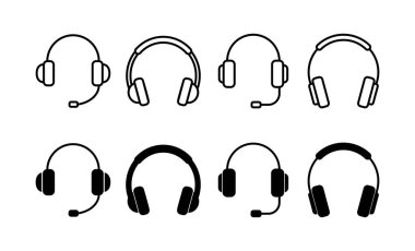 Headphone icon vector for web and mobile app. headphone sign and symbol