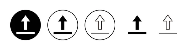 Carica Icone Impostate Segno Simbolo Dei Dati Carico — Vettoriale Stock