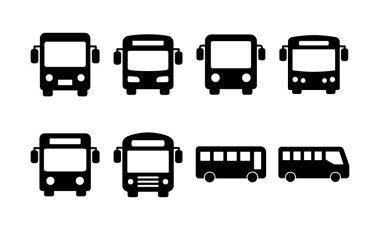 Bus icon vector for web and mobile app. bus sign and symbol. transport symbol