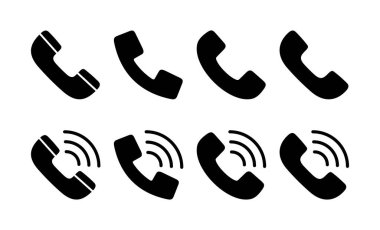 Call icon vector for web and mobile app. telephone sign and symbol. phone icon. contact us 