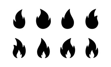 Fire icon vector for web and mobile app. fire sign and symbol