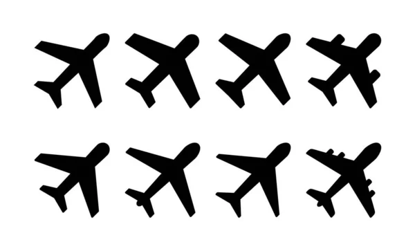 Vetor Ícone Avião Para Web Aplicativo Móvel Sinal Símbolo Avião —  Vetores de Stock