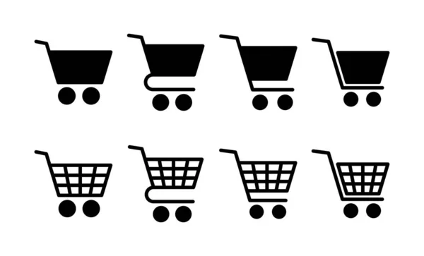 为Web和移动应用程序购买图标向量 购物车的标志和符号 Trolley图标 — 图库矢量图片