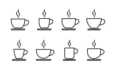 coffee cup icon vector for web and mobile app. cup a coffee sign and symbol