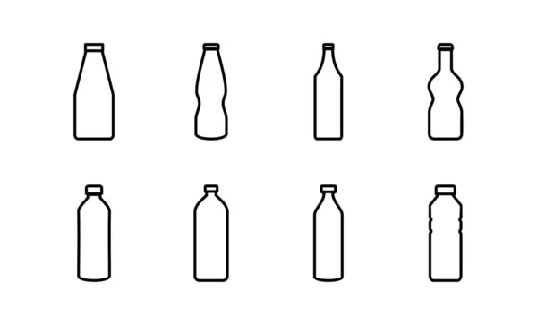 Bottle Icon Vector Web Mobile App Bottle Sign Symbol — Stockvektor