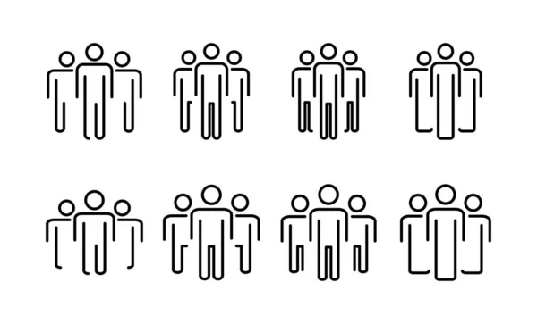 网络和移动应用程序的人图标向量 人的标志和符号 用户图标向量 — 图库矢量图片