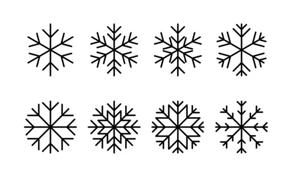Icono Nieve Vector Para Web Aplicación Móvil Copo Nieve Signo — Archivo Imágenes Vectoriales