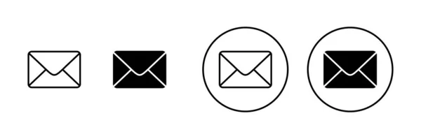 Набір Піктограм Пошти Знак Символ Електронної Пошти Піктограма Електронної Пошти — стоковий вектор