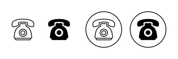Τηλέφωνα Έτοιμα Σήμα Και Σύμβολο Τηλεφώνου — Διανυσματικό Αρχείο